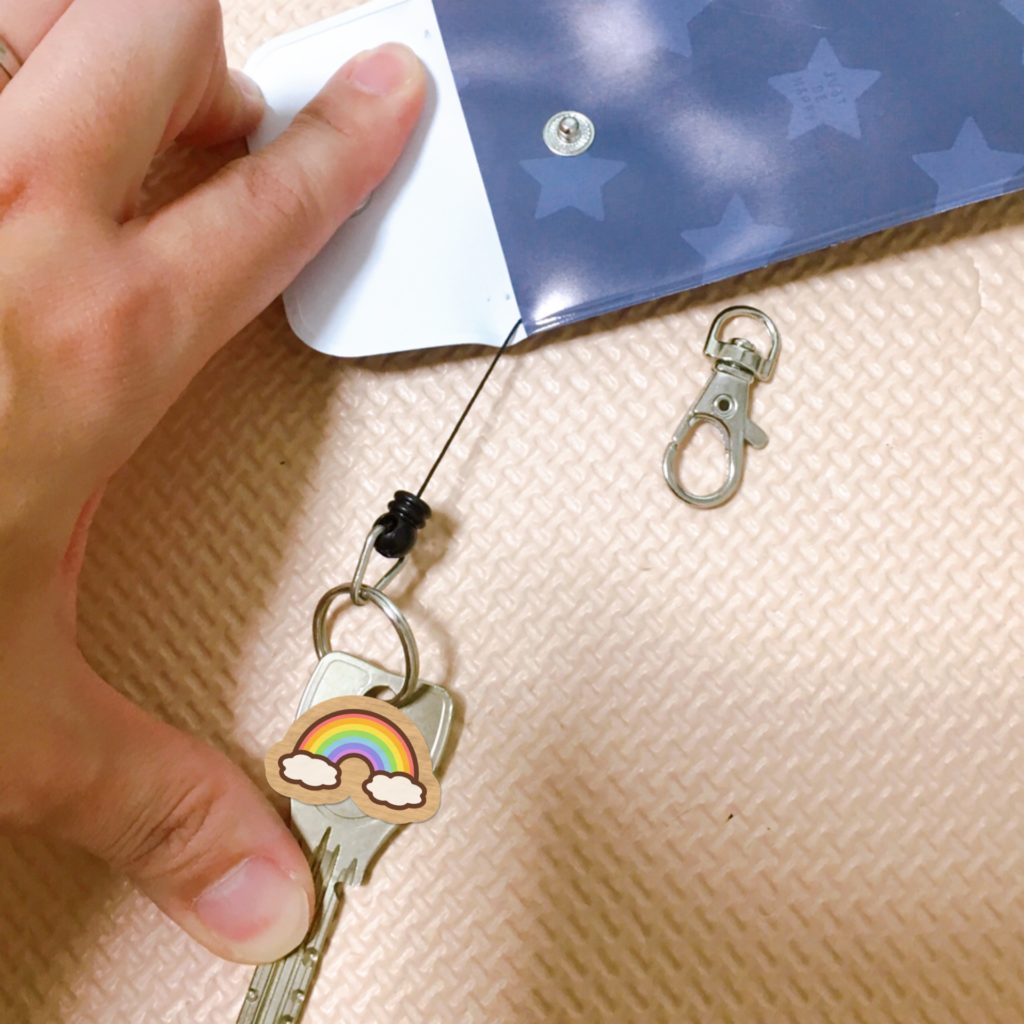 ダイソーのランドセルキーケース画像