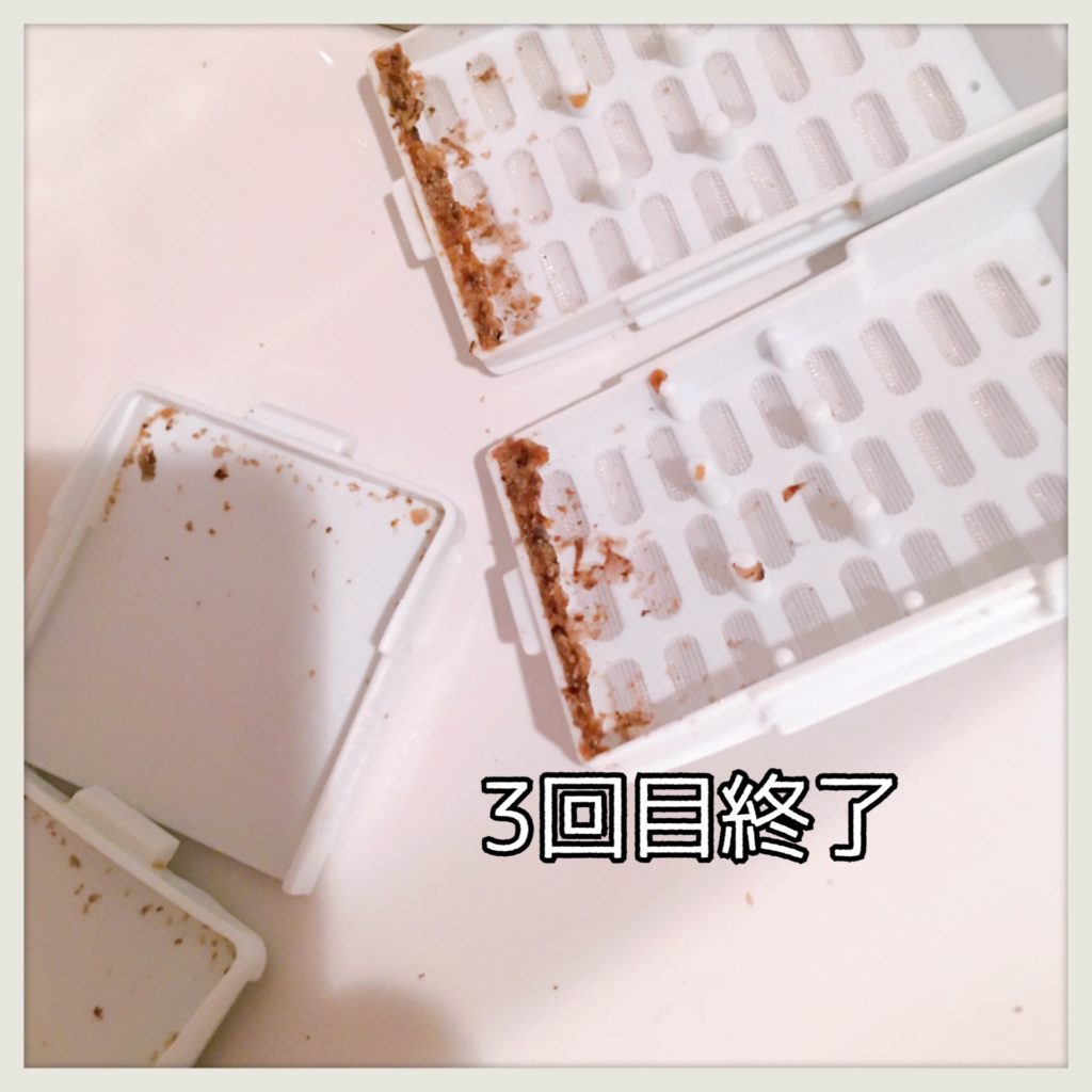 ダイソー粉末洗濯槽クリーナー使用画像